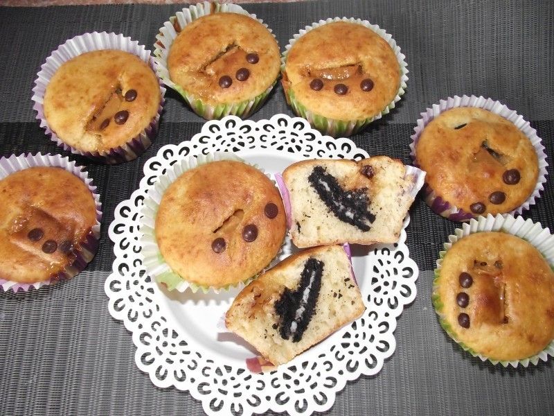 Muffiny z oreo i krówką  