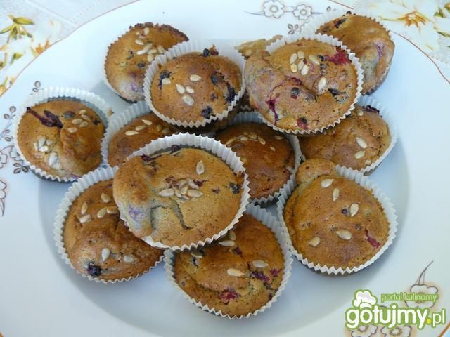 Muffiny z porzeczkami. Muffiny z porzeczkami.