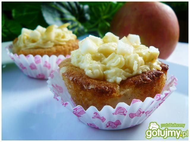 Muffiny z prażonymi jabłkami Muffiny z prażonymi jabłkami