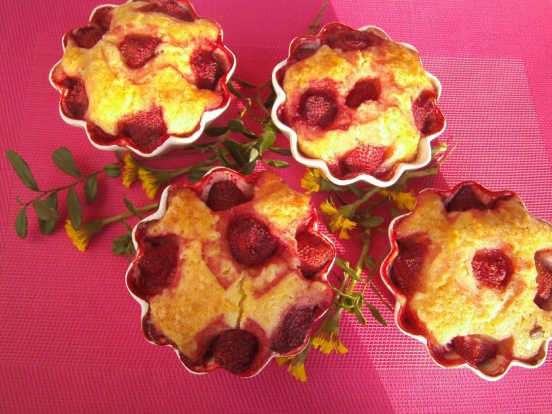 Muffiny z truskawkami