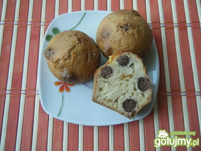 Muffiny ze skórką pomarańczową i kulkami Muffiny ze skórką pomarańczową i kulkami