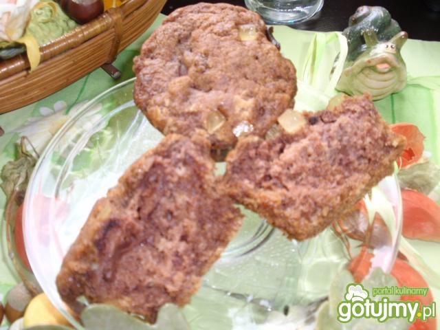 Mufinki  kakaowe z budyniem Mufinki  kakaowe z budyniem