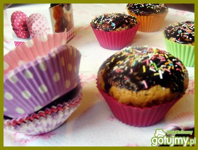 Mufinki z czekoladą 