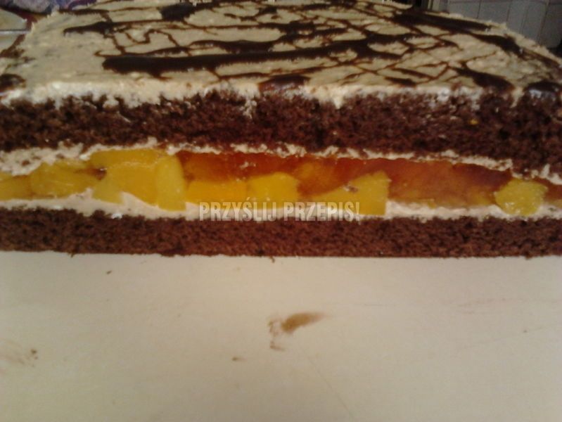 Murzynek kawowo-brzoskwiniowy Murzynek kawowo-brzoskwiniowy