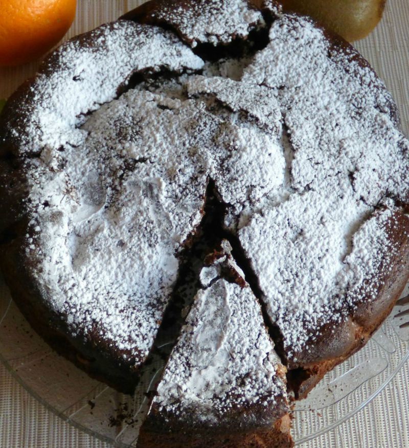 Murzynek z dżemem wiśniowym Murzynek z dżemem wiśniowym