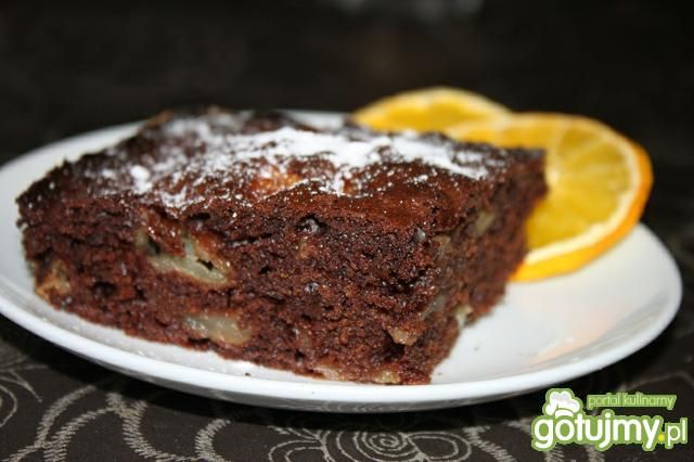 Murzynek z jabłkami  Murzynek z jabłkami