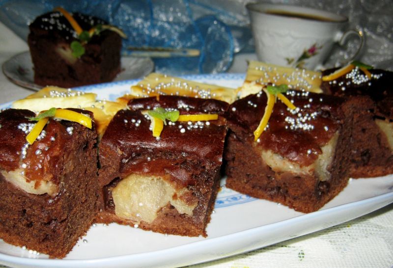 Murzynek z jabłkiem