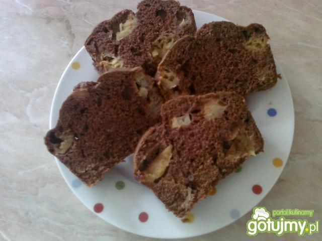 Murzynek z jabłkowym akcentem Murzynek z jabłkowym akcentem