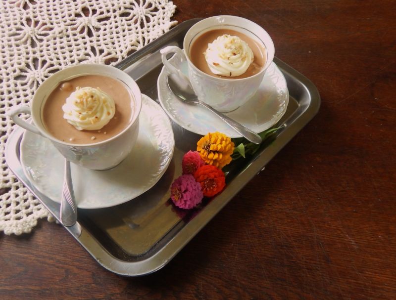 Mus cappuccino w filiżance  Mus cappuccino w filiżance