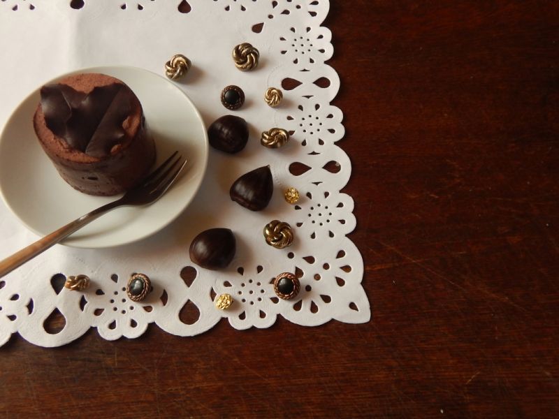 Mus czekoladowo kasztanowy