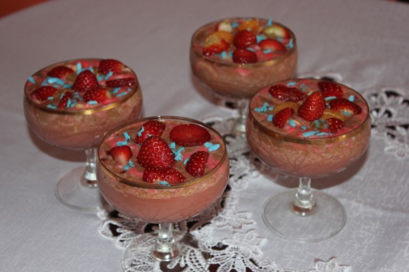 Mus czekoladowo-truskawkowy  Mus czekoladowo-truskawkowy