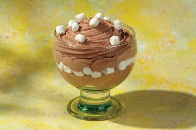 Mus czekoladowy z piankami Mus czekoladowy z piankami