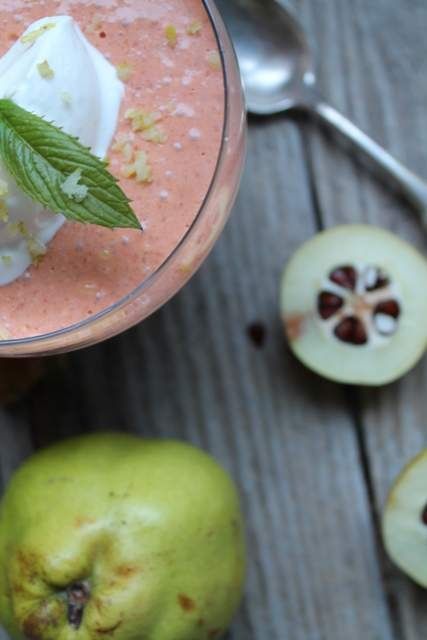 Mus marchewkowy z pigwą 