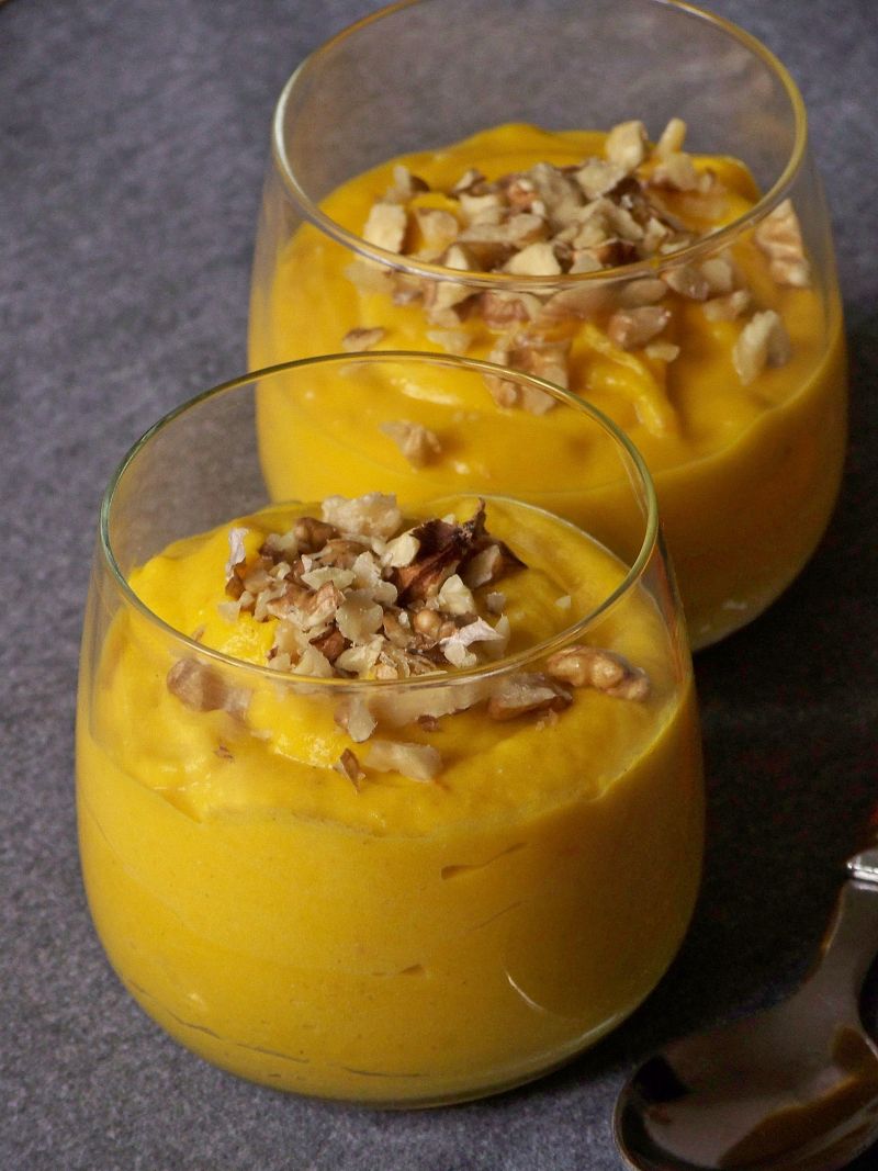 Mus pomarańczowo-dyniowy z orzechami
