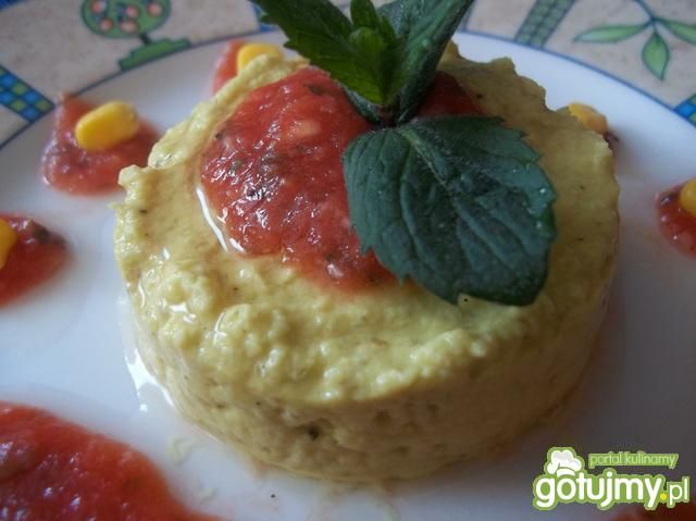 Mus z bakłażana i kurczaka Mus z bakłażana i kurczaka