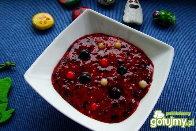 Mus z kolorowych porzeczek 