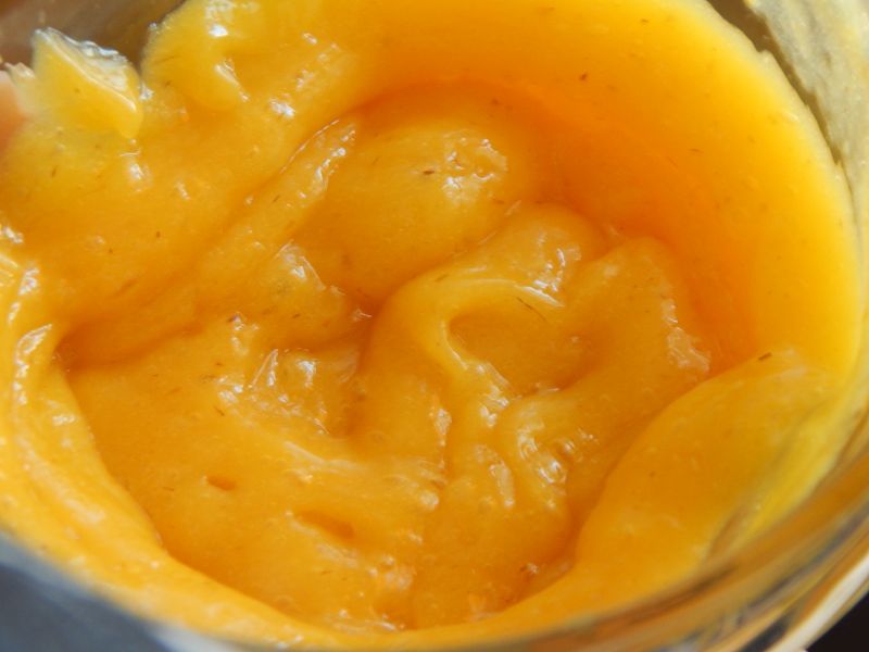 Mus z mango z sokiem z limonki