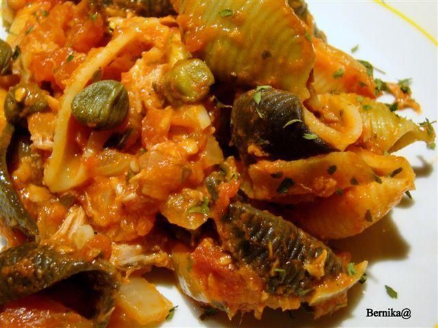 Muszelki z tuńczykiem