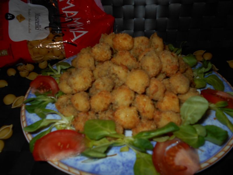 Muszelkowe nadziane kuleczki