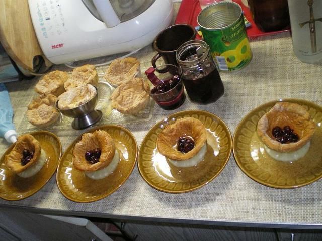 Muszla na słodko deser  służby hrabiego 