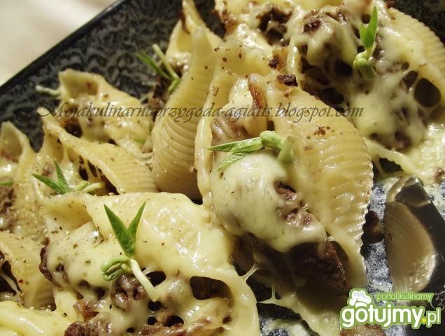 Muszle nadziewane wątróbką Muszle nadziewane wątróbką