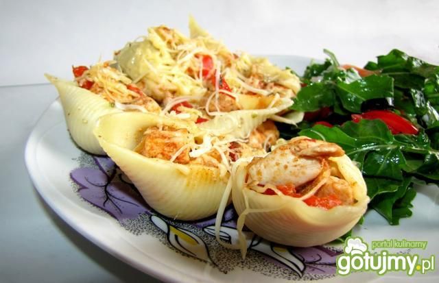 Muszle z kurczakiem Muszle z kurczakiem