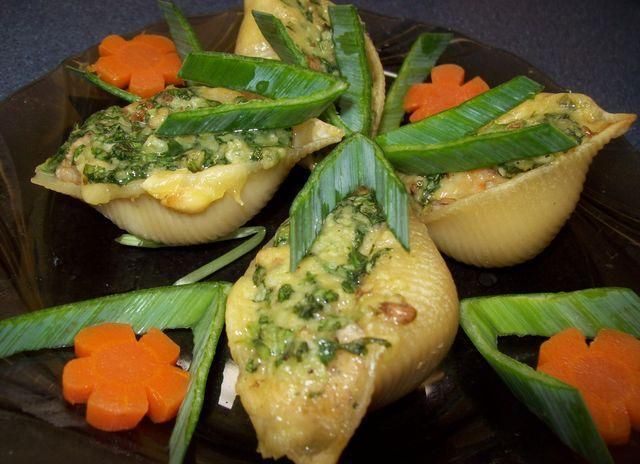 Muszle zapiekane z PESTO Muszle zapiekane z PESTO