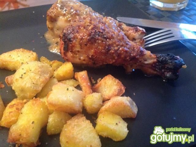 Musztardowe podudzia z kurczaka 