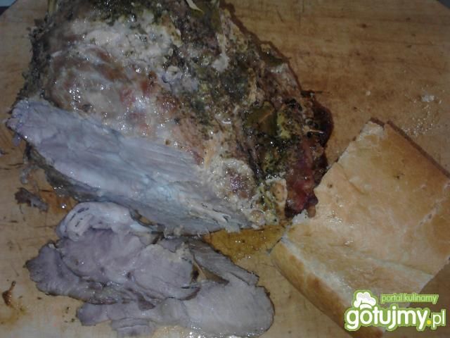 Musztardowo-chrzanowa karkówka na zimno Musztardowo-chrzanowa karkówka na zimno