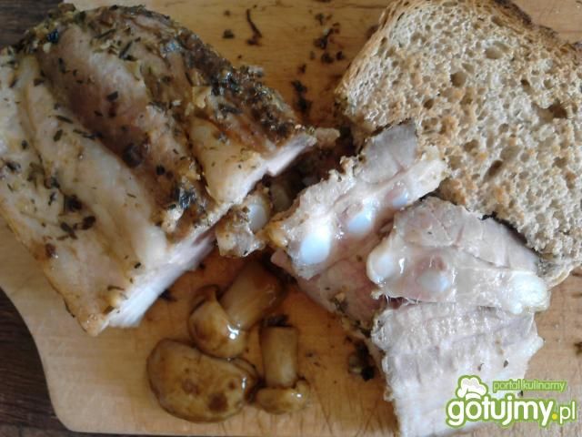 Musztardowy boczek do kanapek Musztardowy boczek do kanapek