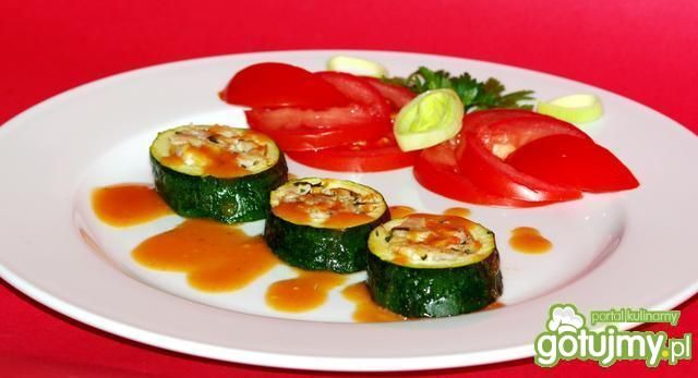 Nadziane krążki cukini Nadziane krążki cukini