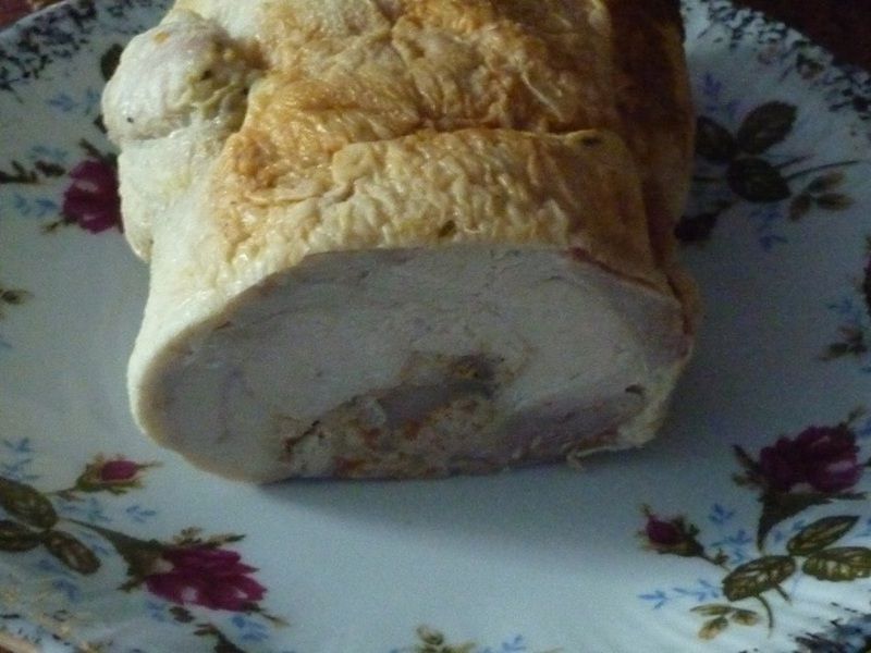 Nadziewana pieczeń z indyka