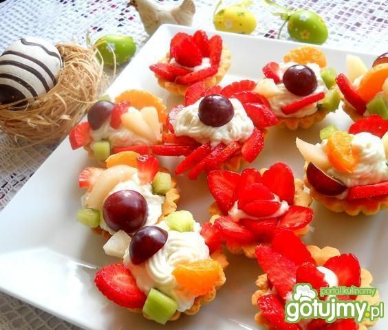 Nadziewane babeczki wielkanocne