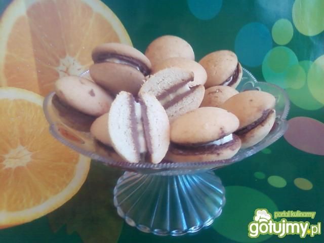 Nadziewane biszkopty na szybko. Nadziewane biszkopty na szybko.