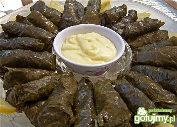 Nadziewane liście winorośli