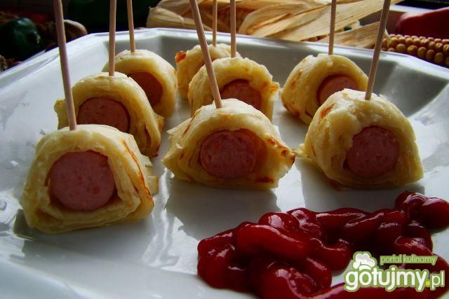 Nadziewane naleśniczki ślimaczki  Nadziewane naleśniczki ślimaczki