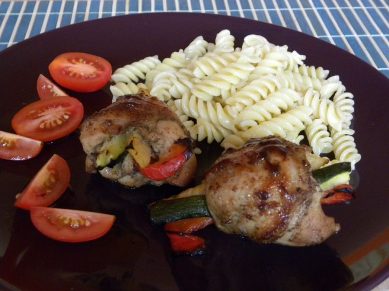 Nadziewane pałki kurczaka