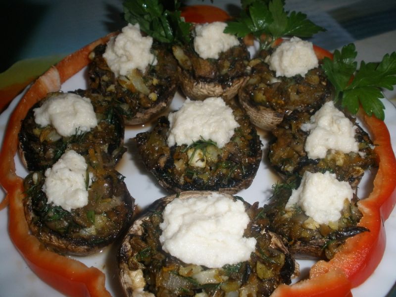 Nadziewane pieczarki Nadziewane pieczarki