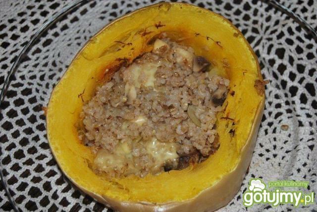 Nadziewane plastry kabaczka.  Nadziewane plastry kabaczka.