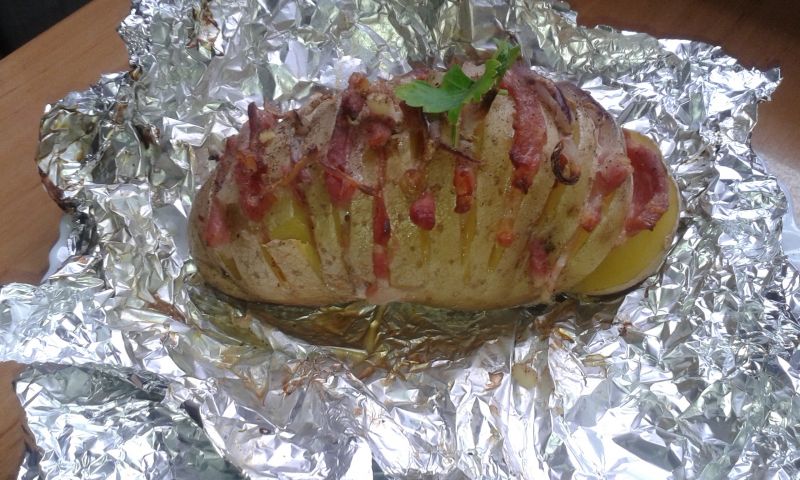 Nadziewane ziemniaki.