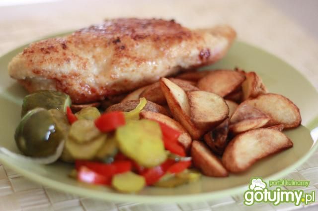 Nadziewany filet z kurczaka
