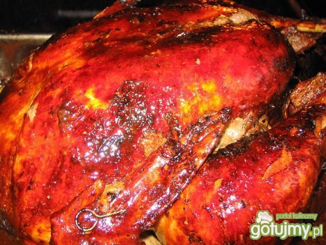 Nadziewany indyk z piekarnika