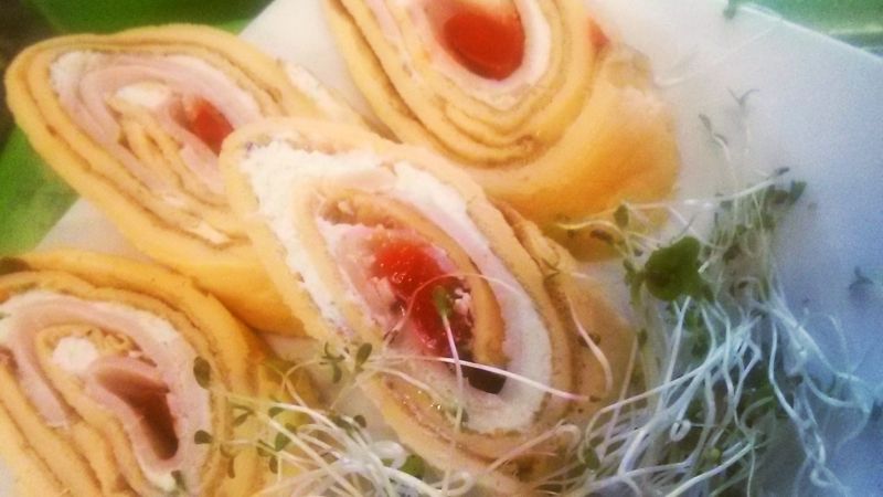 Nadziewany omlet  Nadziewany omlet