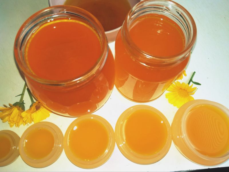 Nagietkowy smalec do szarlotki i nie tylko.