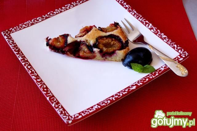 Najprostrzy placek ze śliwkami Najprostrzy placek ze śliwkami