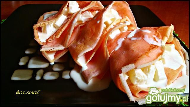 Naleśniki ananasowe z kokosową nutą