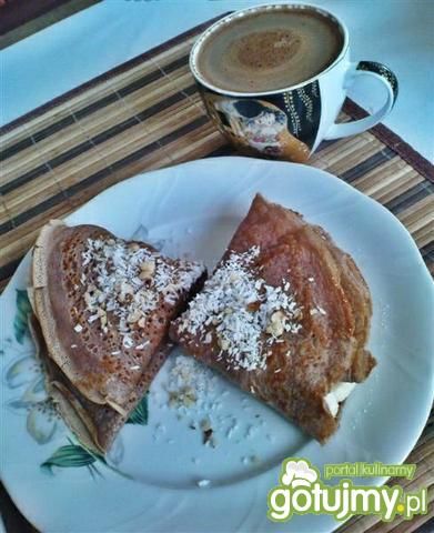 Naleśniki czekoladowe z bananem