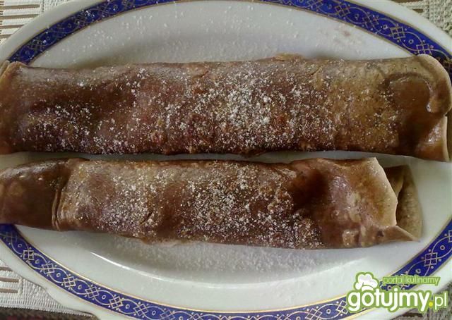 Naleśniki czekoladowe z serem  Naleśniki czekoladowe z serem