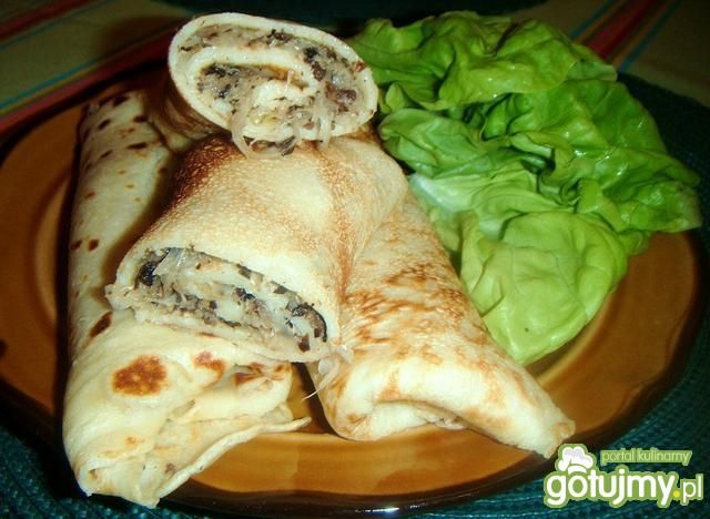  Naleśniki grzybowe z podgardlem