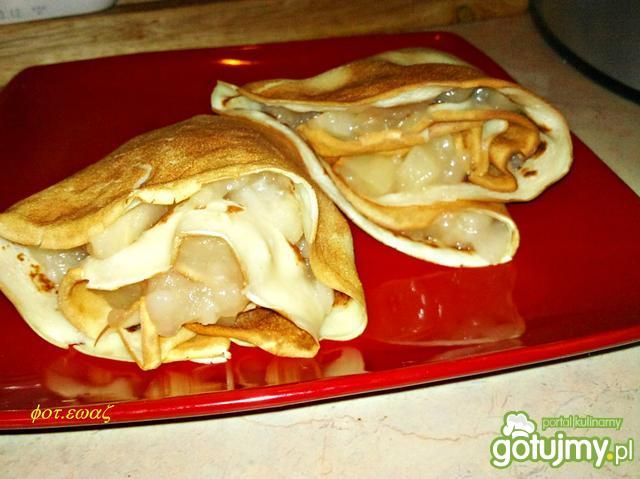 Naleśniki jabłkowo gruszkowe Naleśniki jabłkowo gruszkowe